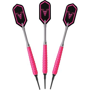 Imagem de Viper V Glo Dardos de ponta macia, rosa/cinza, 18 gramas