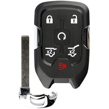 Imagem de Chaveiro KeylessOption sem chave para partida remota Smart Car Prox com chave para Chevy Tahoe Suburban, 15-20 GMC Yukon XL HYQ1AA