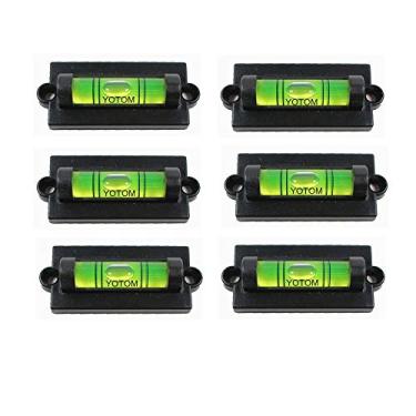 Imagem de Níveis de bolhas padrão Spirit Use para RV, Trailer de viagem, acampamento, tripé, fonógrafo, toca-discos – 6 unidades