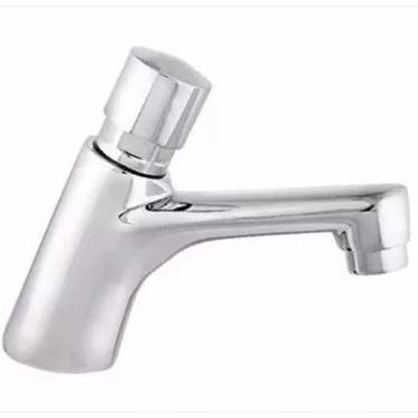 Imagem de Torneira Automática Com Temporizador Para Lavatório Curvada