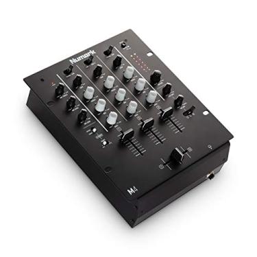 Imagem de Numark M4 – Mixer de DJ de 3 canais, montável em rack com equalizador de 3 bandas, entrada de microfone e Crossfader substituível com controles reversos e inclinados