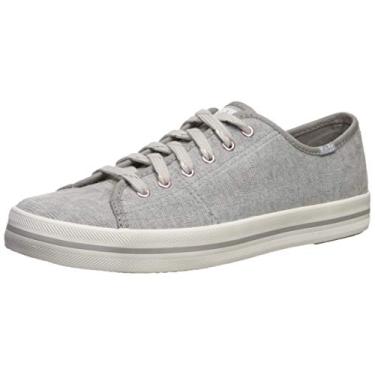 Imagem de Keds Tênis feminino de jérsei Kickstart Geo, Cinza, 5