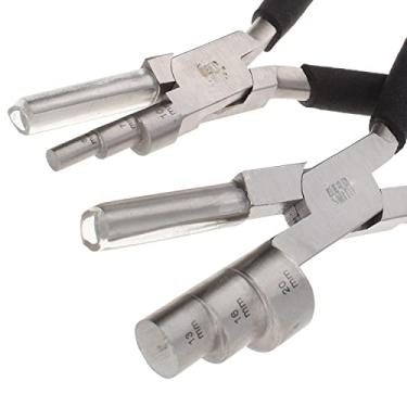 Imagem de The Beadsmith Wrapper Pliers Combo – Wire Working Pliers – Big 7” (178mm) and Little 6” (152mm) – Use to Create Loops and Jump Rings and Protect Wire While Jewelry Making – 2 Piece Set