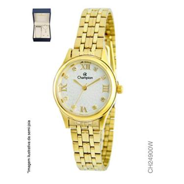 Imagem de Relógio Champion Feminino Ref: Ch24900w Dourado + Semijóia