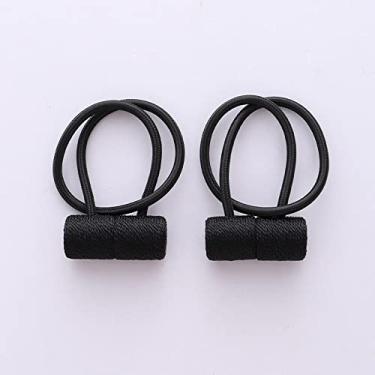 Imagem de Cinta de cortina de fivela magnética cilíndrica simples criativa fivela magnética fivela magnética cortina tiebacks suportes de cortina, T5,2 PCS