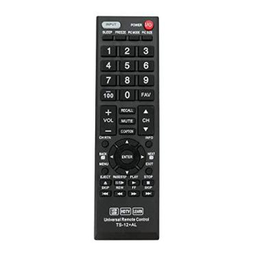 Imagem de Novo controle remoto de substituição universal TS-12+AL para quase todos Toshiba TV, Smart TV, CT-90326 CT-90302 CT-90275 CT-90 CT-90366 CT-90325 CT-90329 CT-8037