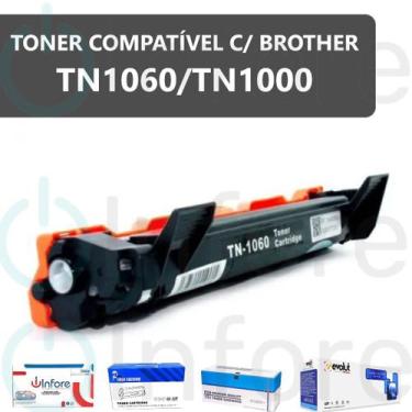 Imagem de Toner Compatível Para Dcp1602 Tn1060 Preto Compatível Infore Premium -