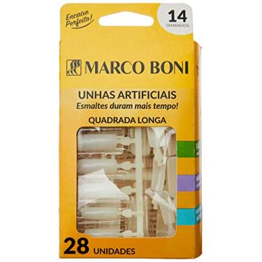 Imagem de Marco Boni Unhas Artificiais Quadrada Longa 1796 28 Unhas