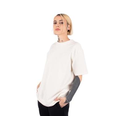 Imagem de Camiseta Oversized Streetwear Off White Ultra Cotton Algodão Premium C