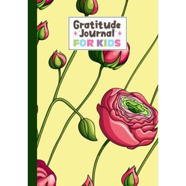 Imagem de Gratitude Journal For Kids: Gratitude Journal For Kids Peony Cover, A Journal to Teach Children to Practice Gratitude and Mindfulness, 121 Pages, Size 7" x 10" by Margarethe Hermann