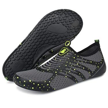 Imagem de BARERUN Sapatos aquáticos para mulheres e homens, meias aquáticas de secagem rápida par...