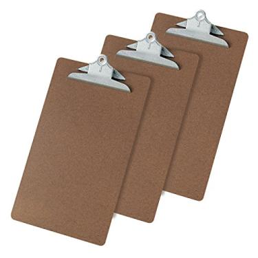 Imagem de Grampo de papelão universal de 3,8 cm, capacidade para 20,3 cm de largura x 35,6 cm de altura, marrom, pacote com 3 (40305)