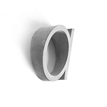 Imagem de Placa de casa flutuante 3D número 0-9 letra A-Z maiúscula placa de porta minúscula 1,2 cm alfabeto de cimento digital alfabeto decorativo alfanumérico imagem parede arte tridimensional adesivos de palavras