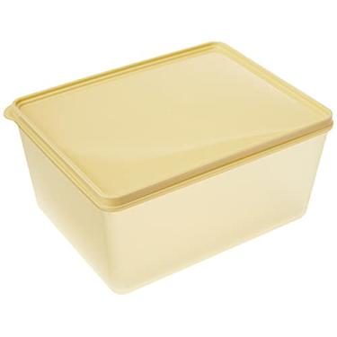 Imagem de Pote sem Grade Basic 2,2L, 20,3 x 15,8 x 9,8 cm, Amarelo Soft e Amarelo Elétrico Translúcido, Coza