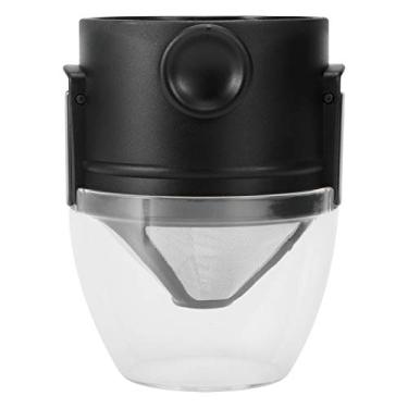 Imagem de Filtro de café dobrável, filtro de café dobrável, durável de alta densidade, reutilizável para uso de chá, café e chá