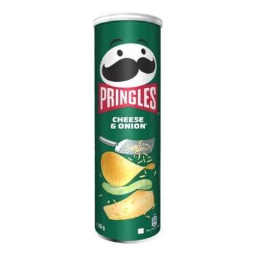 Imagem de Batata Pringles Chesse & Onion Sabor Queijo E Cebola 185G
