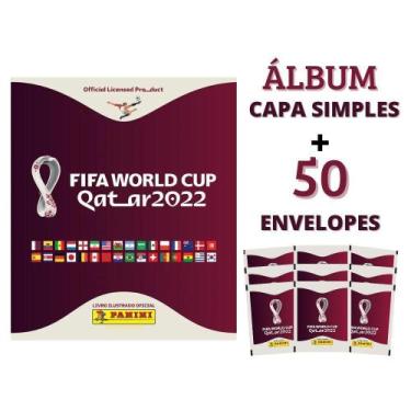 Imagem de Álbum Da Copa 2022 Qatar + 50 Pacotes ( 250 Figurinhas ) - Panini