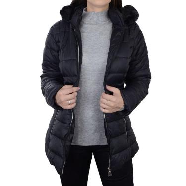 Imagem de Jaqueta Feminina Facinelli By Mooncity Peluciada Preta - 620239-Feminino