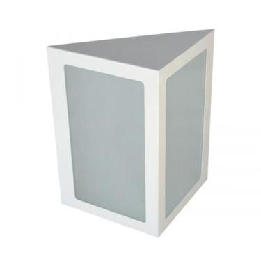 Imagem de Arandela Triangulo 2 Vidros Em Alumínio- Soquete E27 (Il1812) - Infini