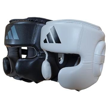 Imagem de adidas Protetor de cabeça unissex Speed Sparring Boxe, treino, branco, pequeno