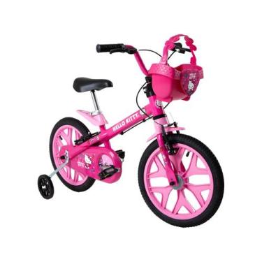 Imagem de Bicicleta Infantil Aro 16 Bandeirante 3345 - Hello Kitty Rosa