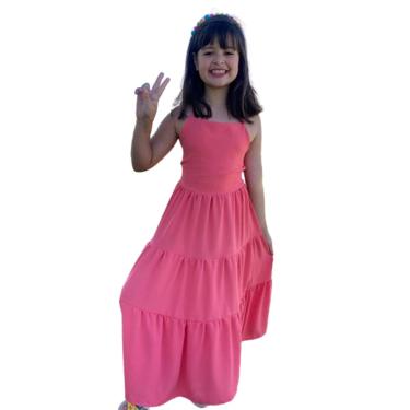 Imagem de Vestido Infantil Longo Rosa