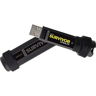 Imagem de Corsair Flash Drive CMFSS3B-256GB Flash Survivor Stealth 256GB USB 3.0, preto