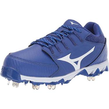 Imagem de Mizuno Chuteira de beisebol unissex adulto Swift 6 Swift 6 Low Metal, branco-royal, 34