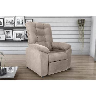 Imagem de Poltrona Reclinável MX61 Onix Suede Bege B251- Matrix