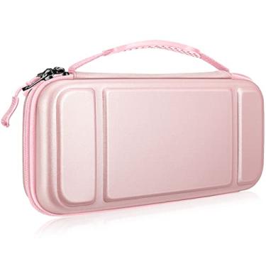 Imagem de Fintie Estojo de Transporte Para Nintendo Switch OLED Modelo 2021/Switch 2017, Bolsa de Viagem com Capa Protetora Rígida com 10 Slots Para Cartão de Jogo Para Console Switch Joy-Con E Acessórios,
