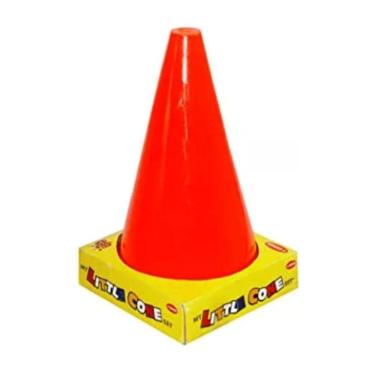 Imagem de Conjunto de mini cones de treinamento 4 MY LITTLE CONE 14 cm laranja