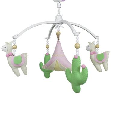 Imagem de Móbile Musical Lhama Rosa