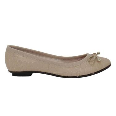 Imagem de Sapatilha Feminina Moleca 5027.1423 Napa Bege