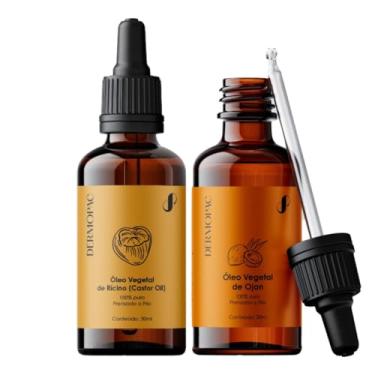 Imagem de Super Kit Óleo Vegetal Ojon e Castor Oil Capilar 30ml 100% Puro Dermopac