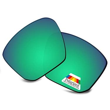 Imagem de Bwake Lentes de reposição para óculos de sol Oakley Targetline/Targetline Asian Fit OO9397 - Verde marinho polarizado