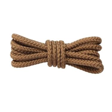 Imagem de Bold Round Shoelaces Polyester Sneakers Shoe Laces Boots Laces For Shoes 80/100/120/140/160cm Shoestrings(Color:Yellow brown,Size:160cm)