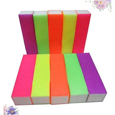 Imagem de Super Lixa Polidora Bloco Fecha Poros Unha Gel 10 Unidades