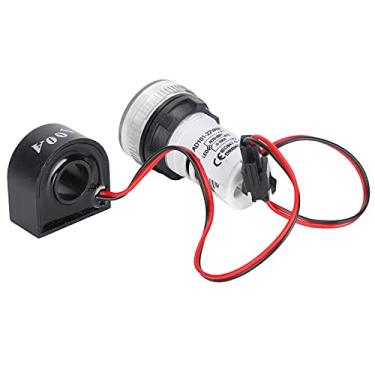 Imagem de Luz de Sinal Redonda de Corrente Universal, Lâmpada Indicadora de Sinal de Corrente, Display Led, Amperímetro 60~500v Ac Ad101-22vam (Branco)