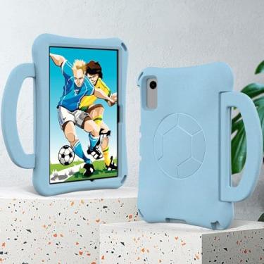 Imagem de Capa infantil compatível com Samsung Galaxy Tab A9 Plus SM-X210/X216/X218 de 11 polegadas, compatível com Samsung Tab A9 Plus, capa protetora para crianças, capa leve para tablet(Light blue)