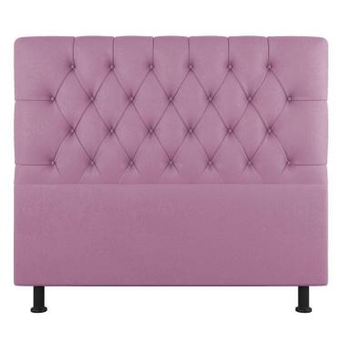 Imagem de Cabeceira Cama Box Casal King Size Nice 195cm Suede Rosa - Abmaza