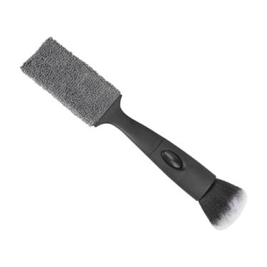 Imagem de YIJU Escova de cuidados com guitarra, escova de remoção de poeira, escova de dupla cabeça para instrumentos musicais, escova macia para teclado de laptop