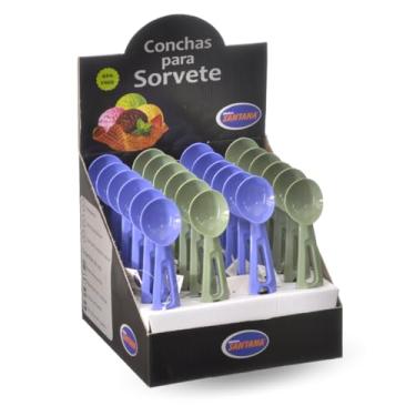 Imagem de Conjunto de 24 Colheres de Sobremesa em Plástico Reforçado