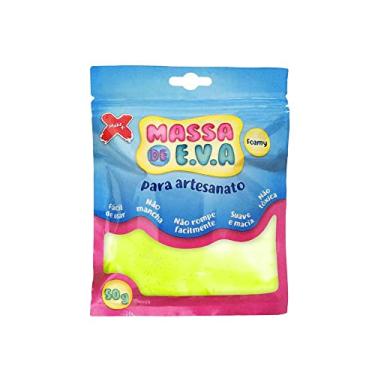 Imagem de Massa Modelar Eva Artesanato 050 g Amarelo Limao 13.021 13.021