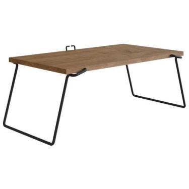 Imagem de Mesa Articulavel Para Notebook / Café 27889 Linha Tube Vermont Preto A