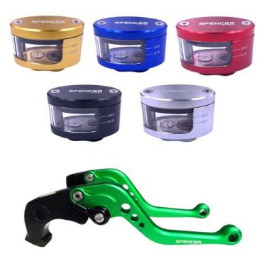 Imagem de Kit Manete E Reservatório Fluido De Freio Spencer Ninja1000, Vermelho 