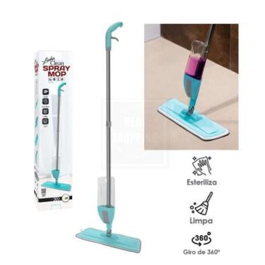 Imagem de Rodo Mop Spray Com Refil Microfibra P/ Limpeza Reservatório - 123 Util