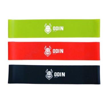 Imagem de Kit Mini Bands Elástico Intensidade Leve Média Forte Odin Fit