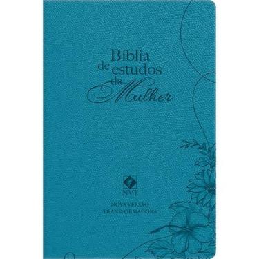 Imagem de Livro - Biblia de estudos da Mulher Azul