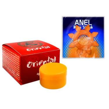 Imagem de Kit erótico com pomada oriental e anel peniano - HOT FLOWERS