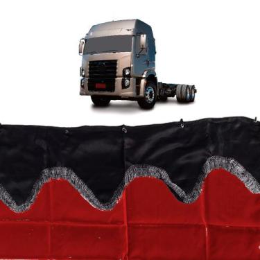 Imagem de Cortina Cetim VW Const Diant /Divisória - Vermelha - TWT